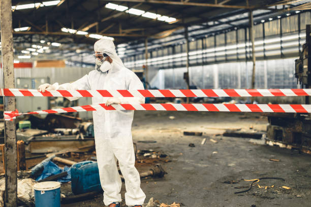 Professional Hoarding Cleanup technician working in Lawrenceville, GA